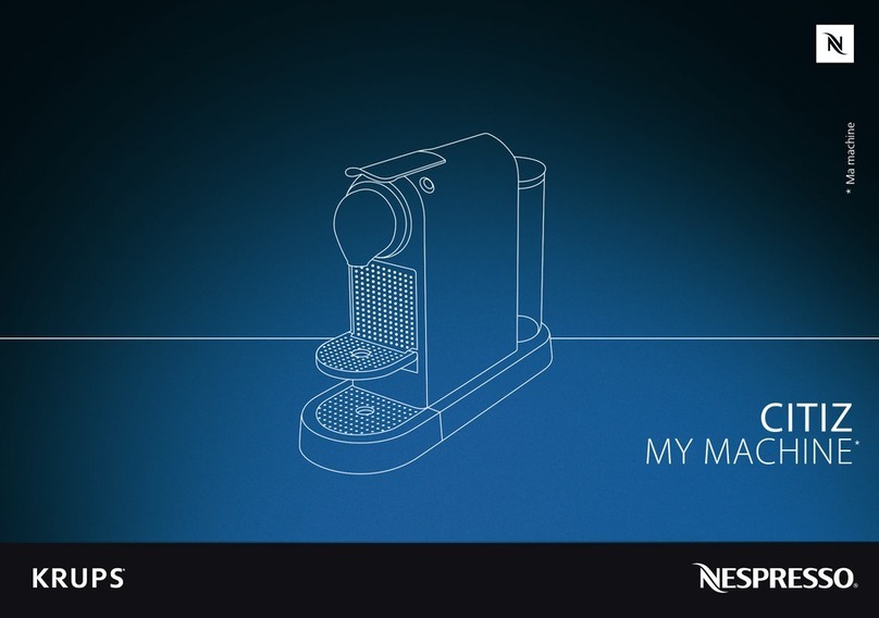 Krups NESPRESSO CITIZ XN741B User manual