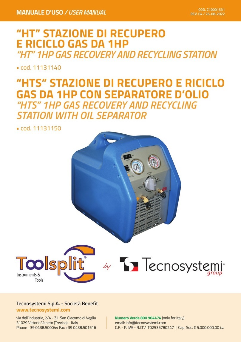 Tecnosystemi Toolsplit HT User manual