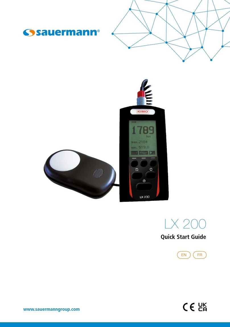 sauermann LX 200 quick start guide