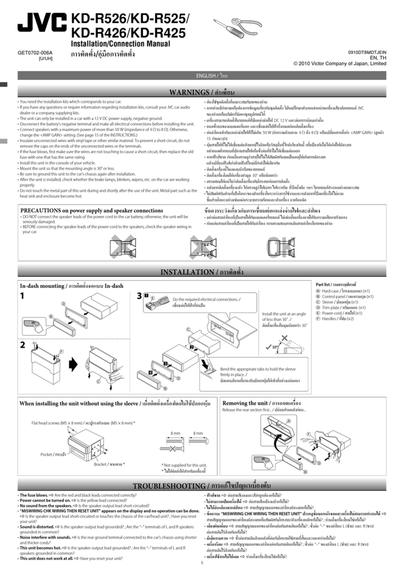 JVC KD-R526 Guide