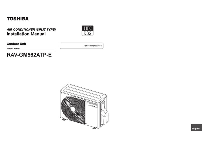 Toshiba RAV-GM562ATP-E User manual