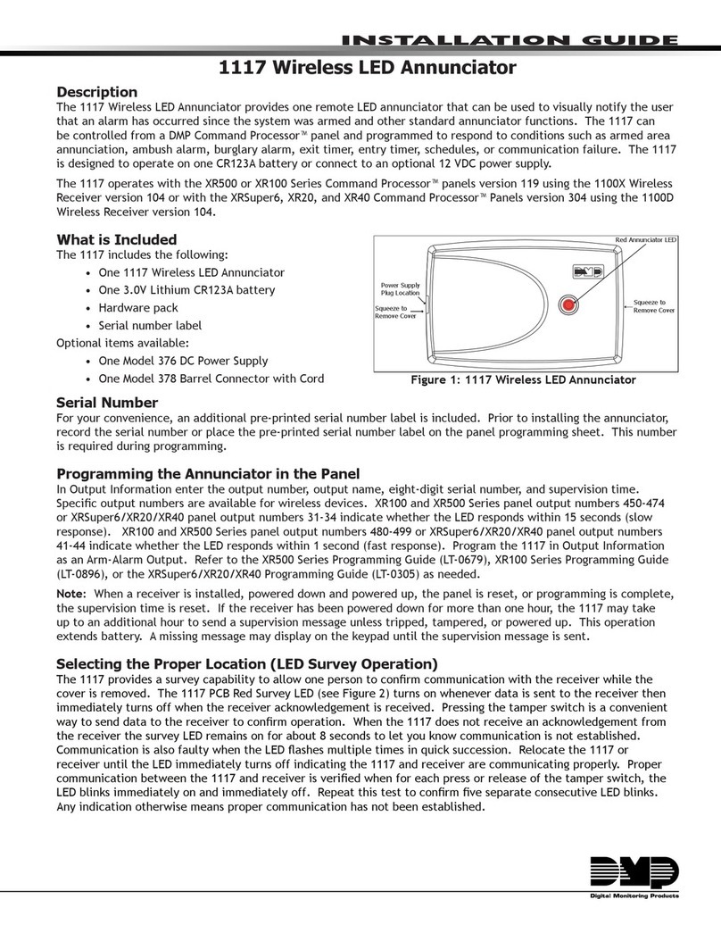 DMP Electronics 1117 User manual