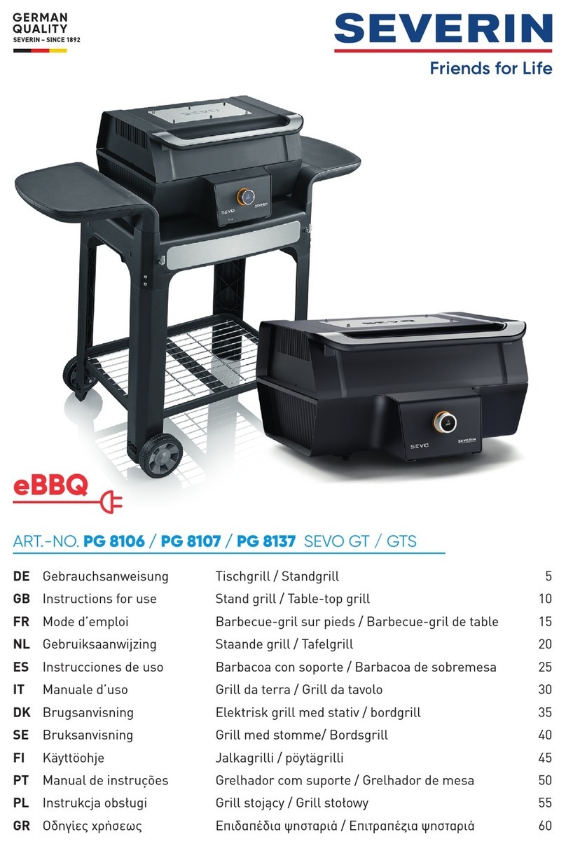 SEVERIN PG 8106 SEVO GT Instructions for use