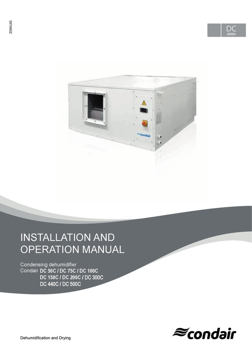 Condair DC 50-C Installation and operation manual