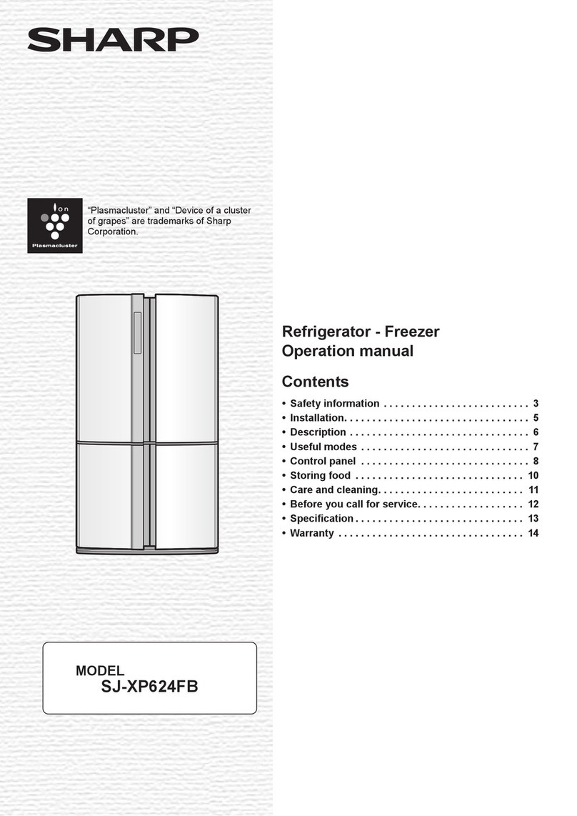 Sharp SJ-XP624FB User manual