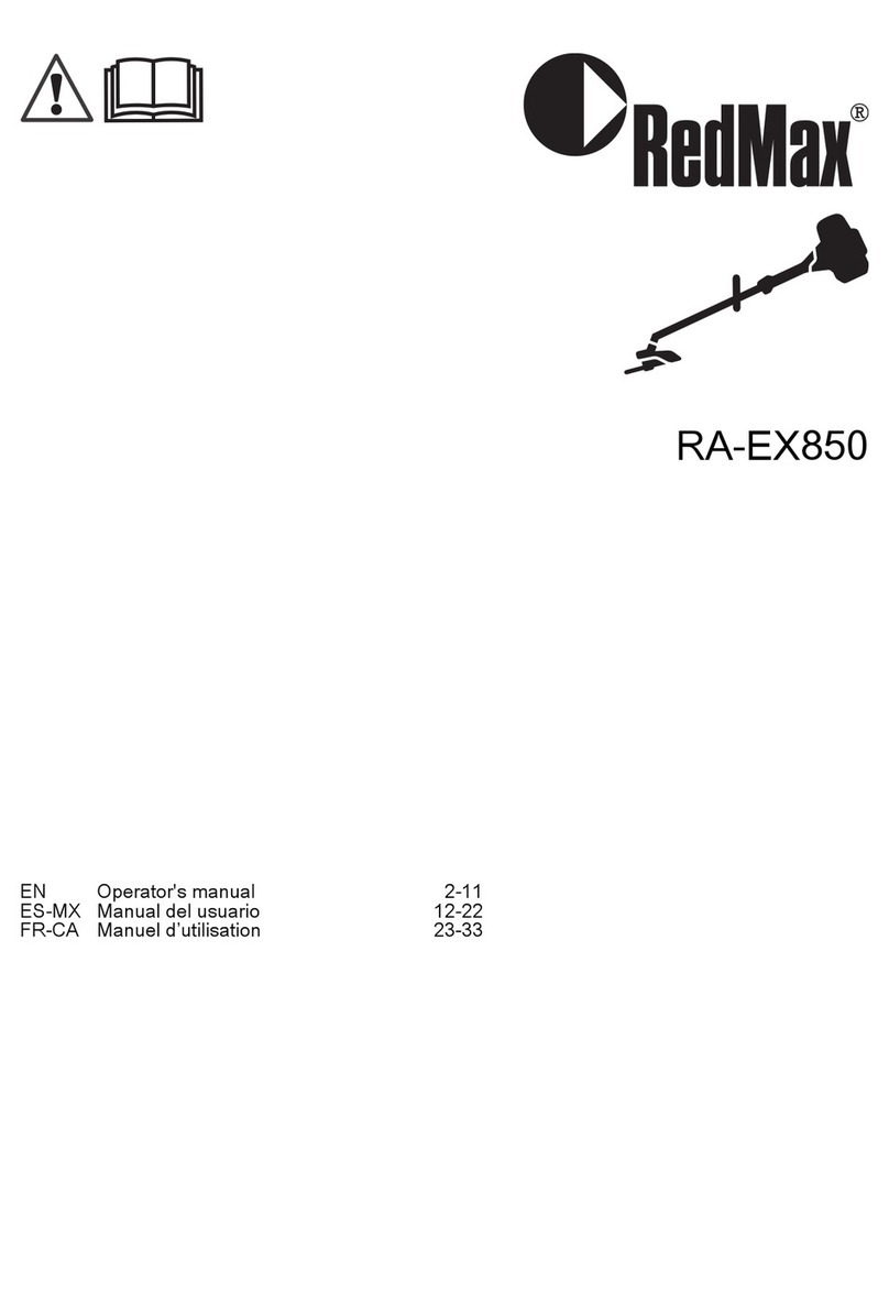 RedMax RA-EX850 Operator's manual