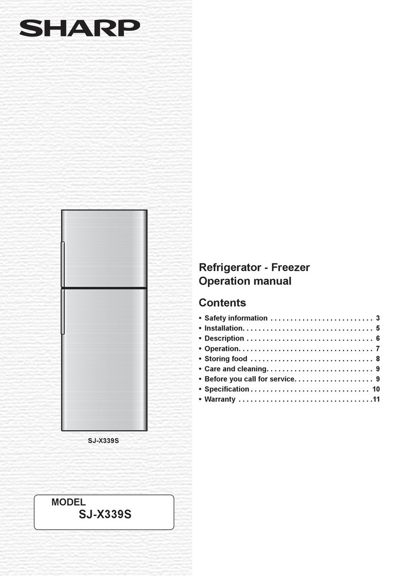 Sharp SJ-X339S User manual