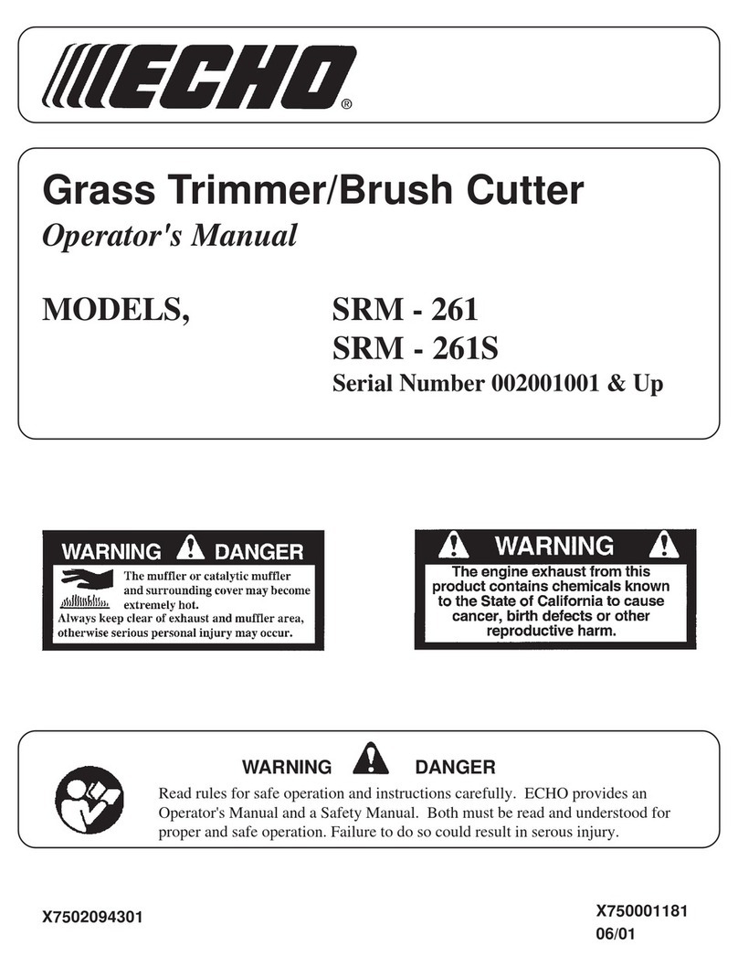 Echo SRM-261 User manual
