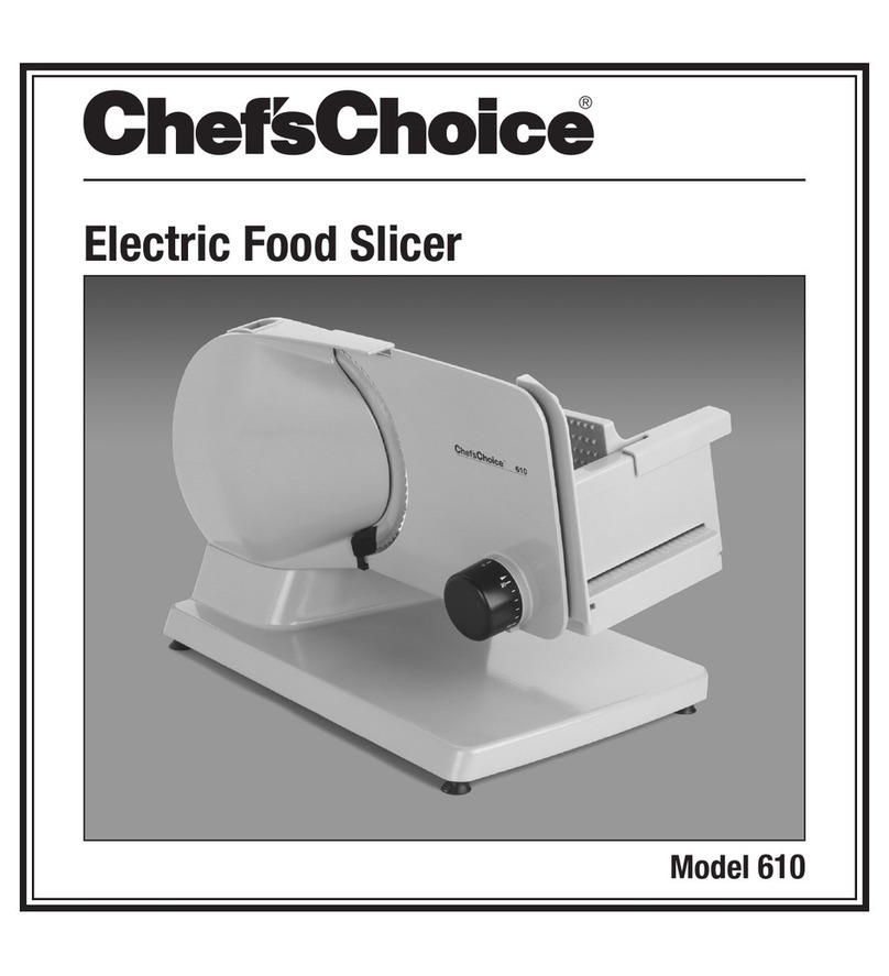 Chef's Choice 610 User manual