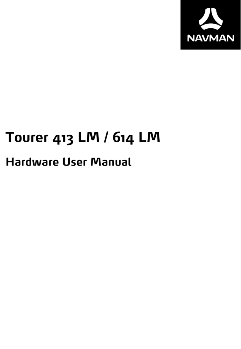 Navman Tourer 413 LM Hardware user manual