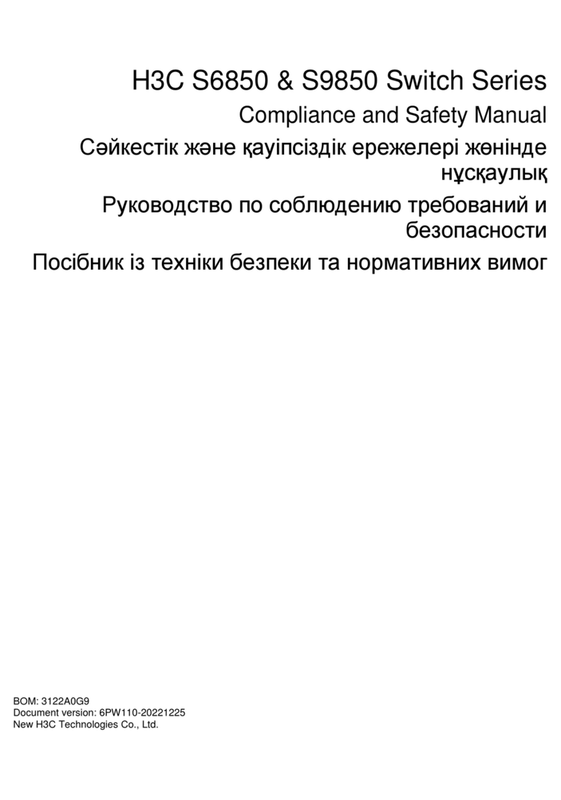 H3C S9850 Series Instruction Manual