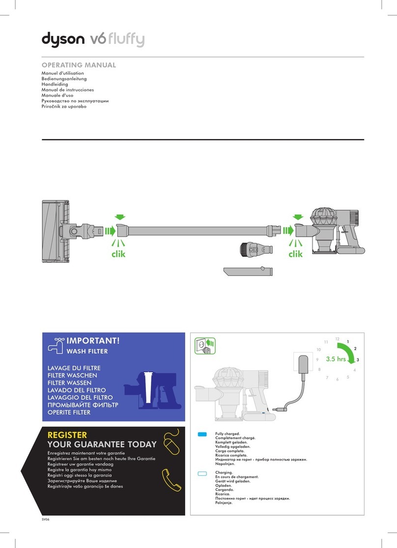 Dyson V6 Fluffy Plus User manual Dyson V6 Fluffy Plus User manual