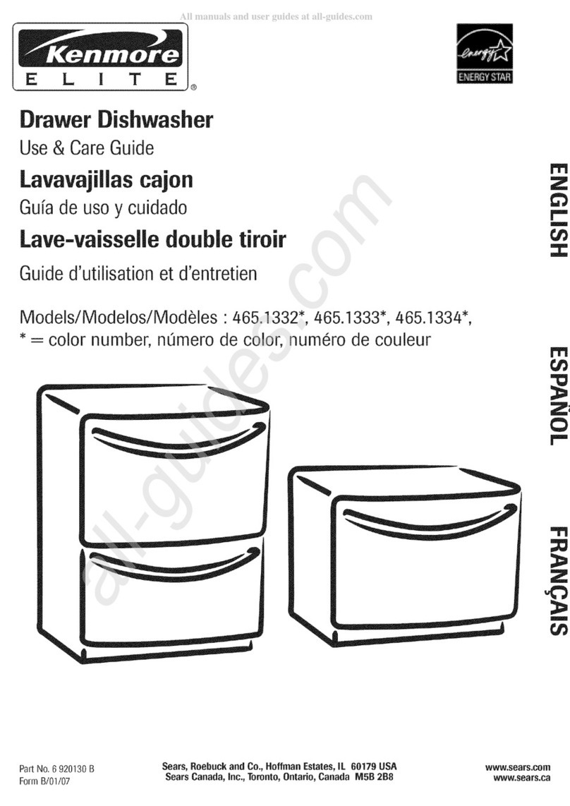 Kenmore 465.1333 Series User manual