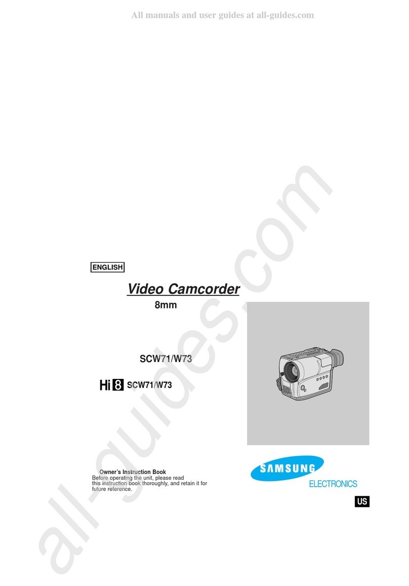 Samsung Hi8 SC-W71 Owner's manual