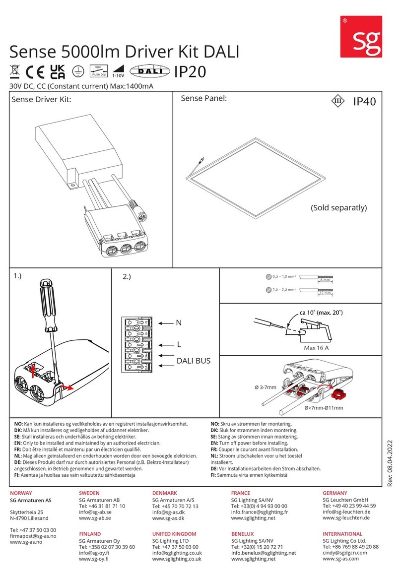 SG Sense 5000lm instructions
