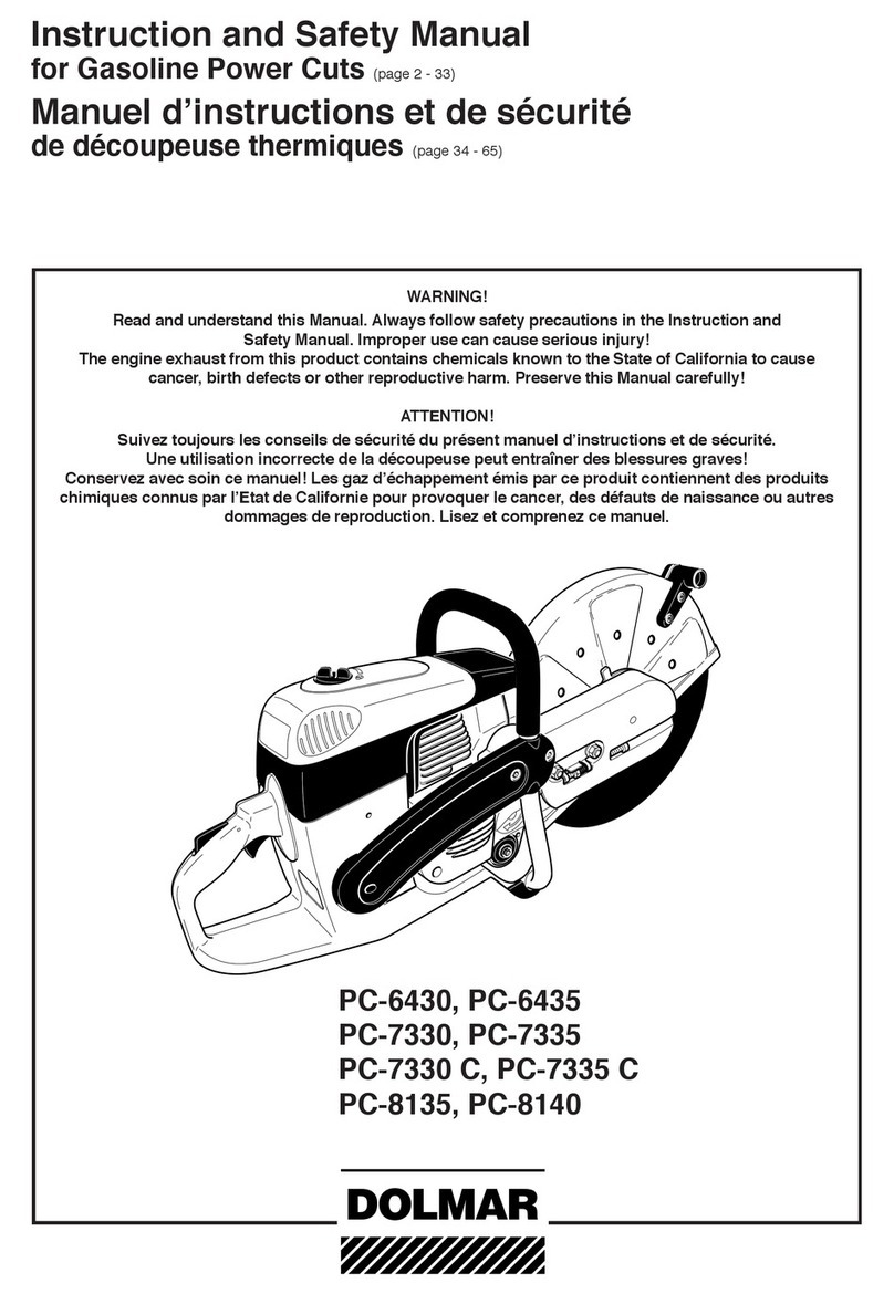 Dolmar PC-7330 C Instruction and safety manual