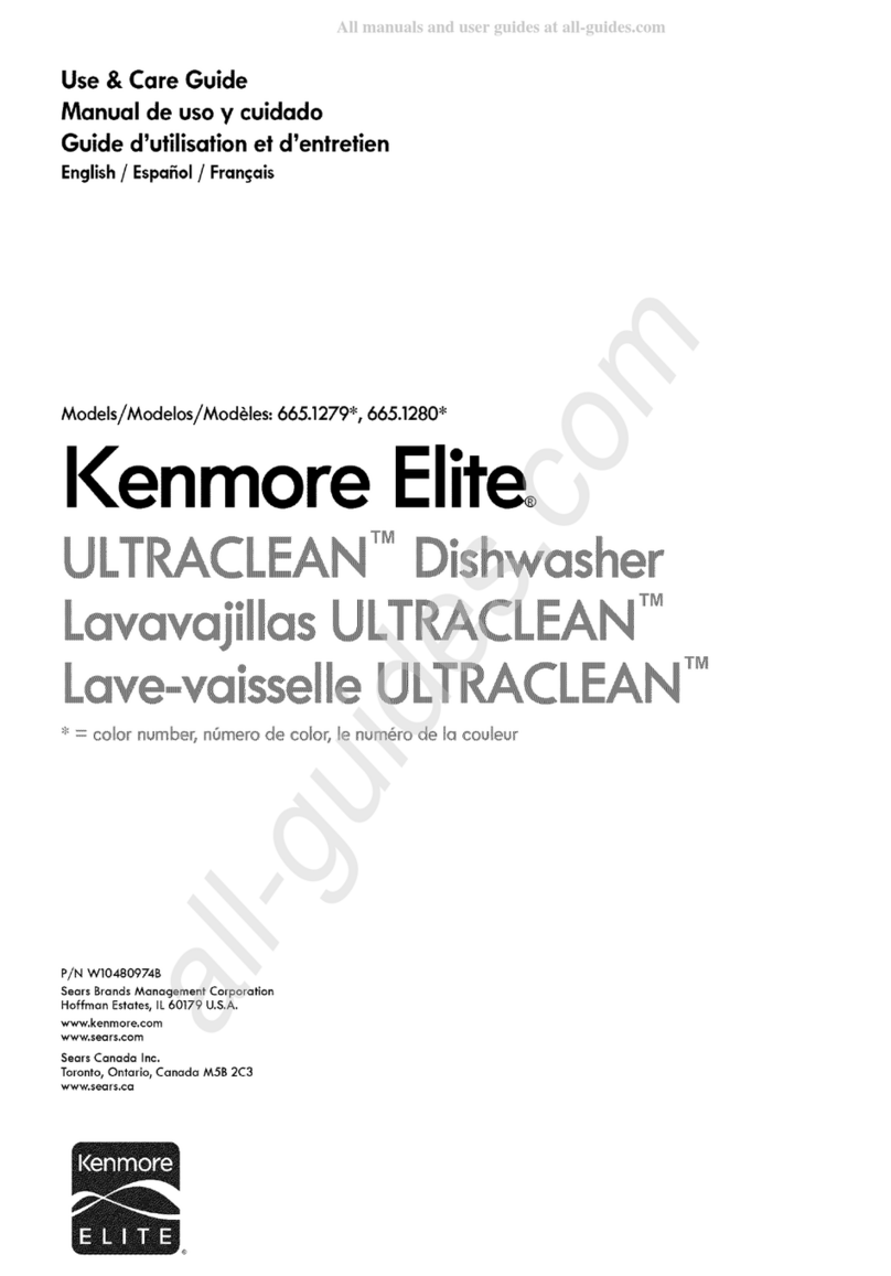 Kenmore ULTRACLEAN 665.12780 Series Use & care guide