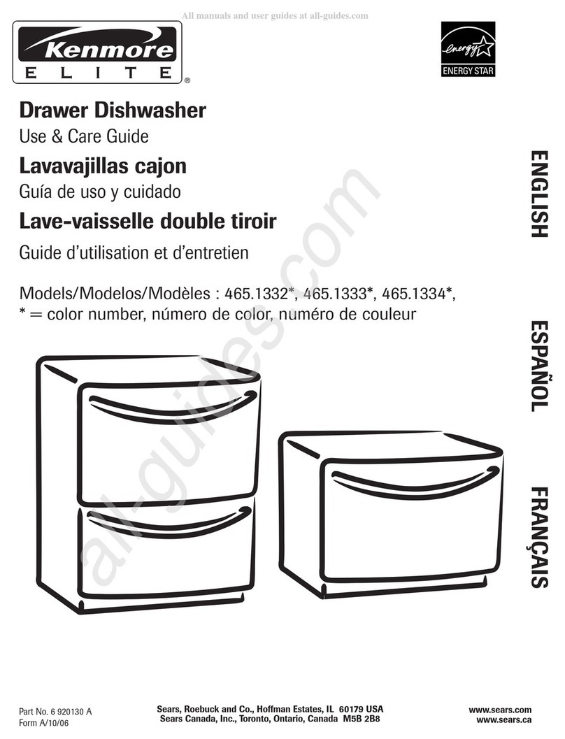 Kenmore 465.1334 Series User manual