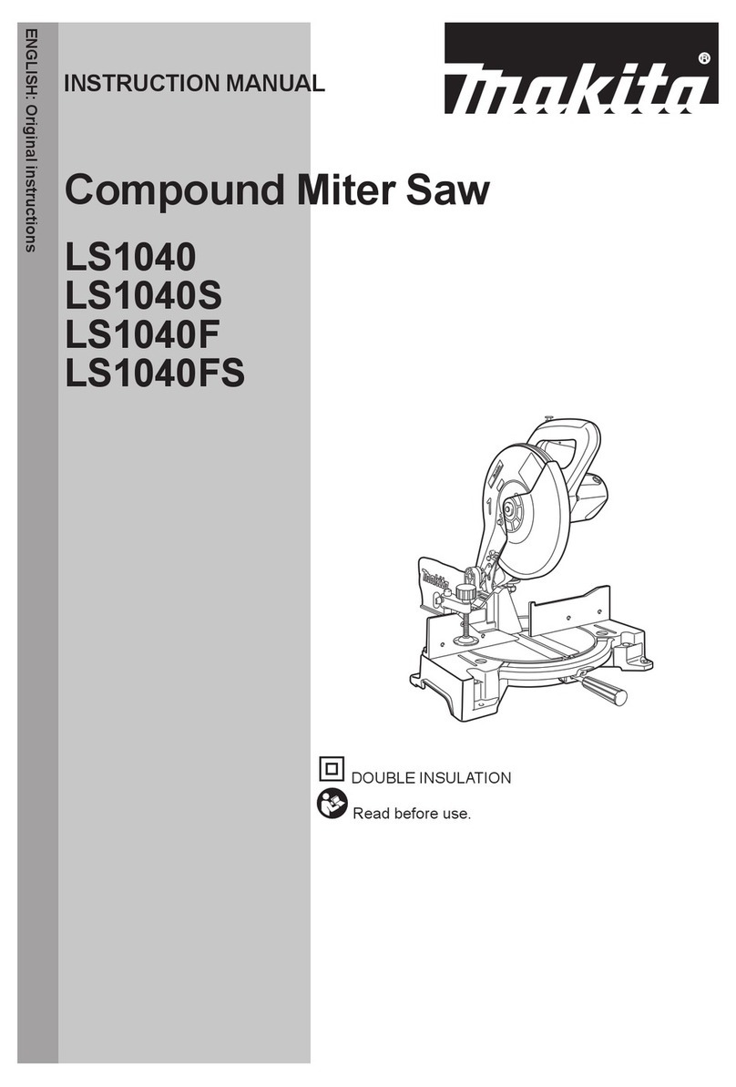 Makita LS1040 instruction manual