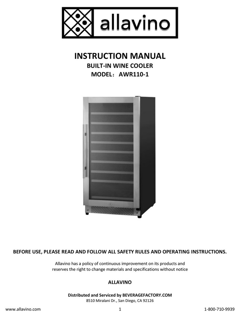 Allavino AWR110-1 instruction manual