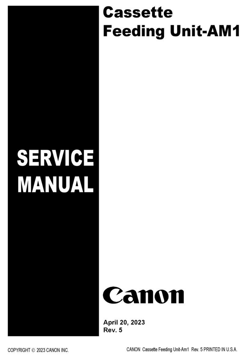Canon Cassette Feeding Unit-AM1 Service manual