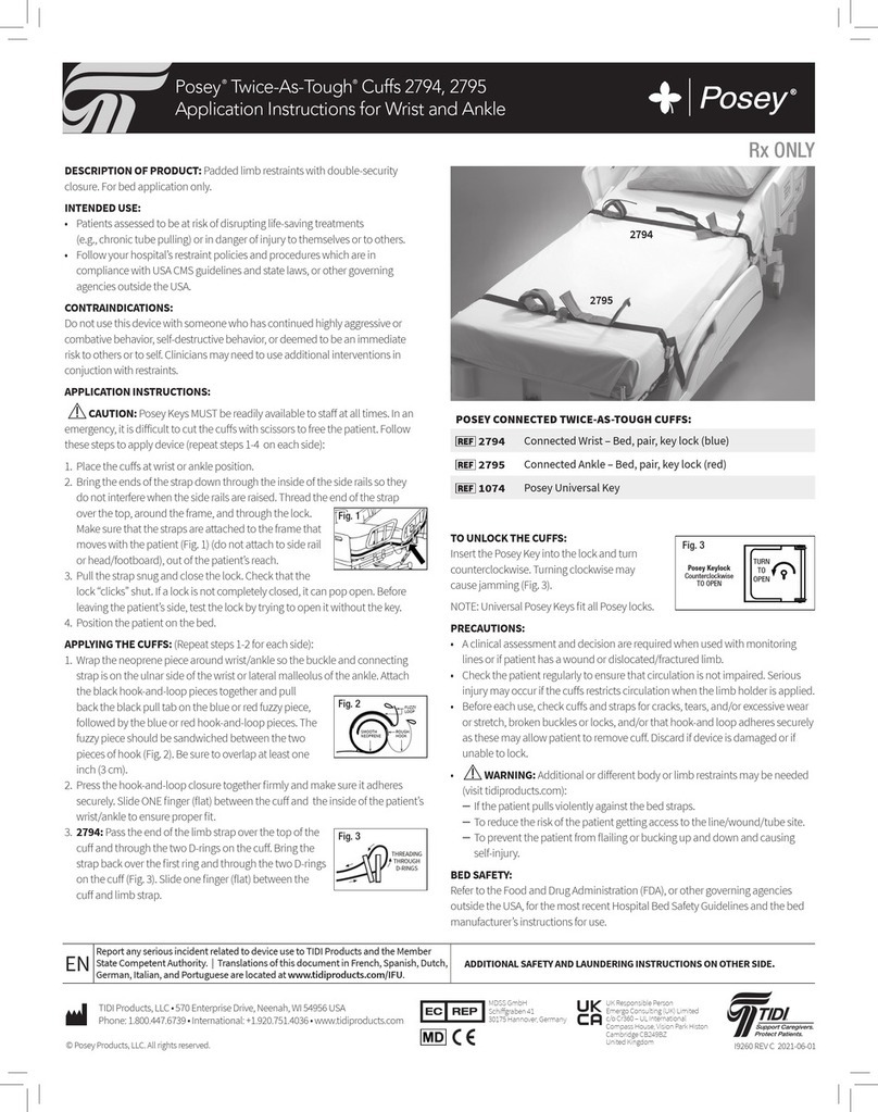 Posey Twice-As-Tough 2795 User guide