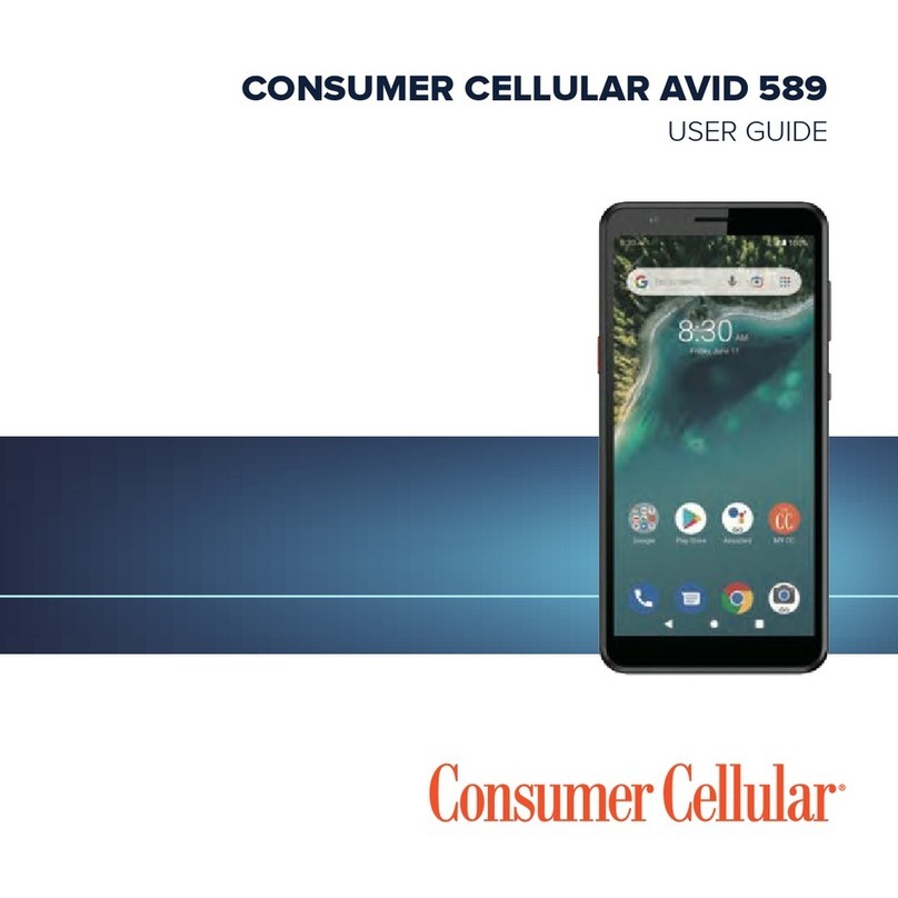 Consumer Cellular AVID 589 User manual Consumer Cellular AVID 589 User manual
