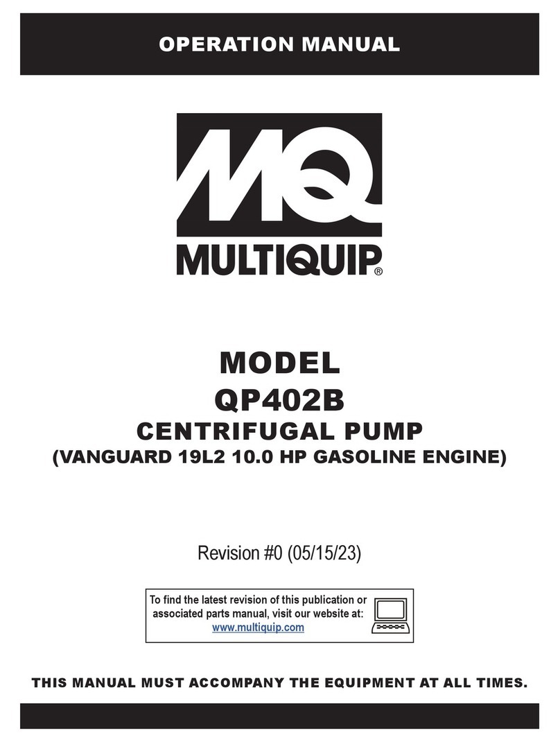 MULTIQUIP QP402B Operation manual