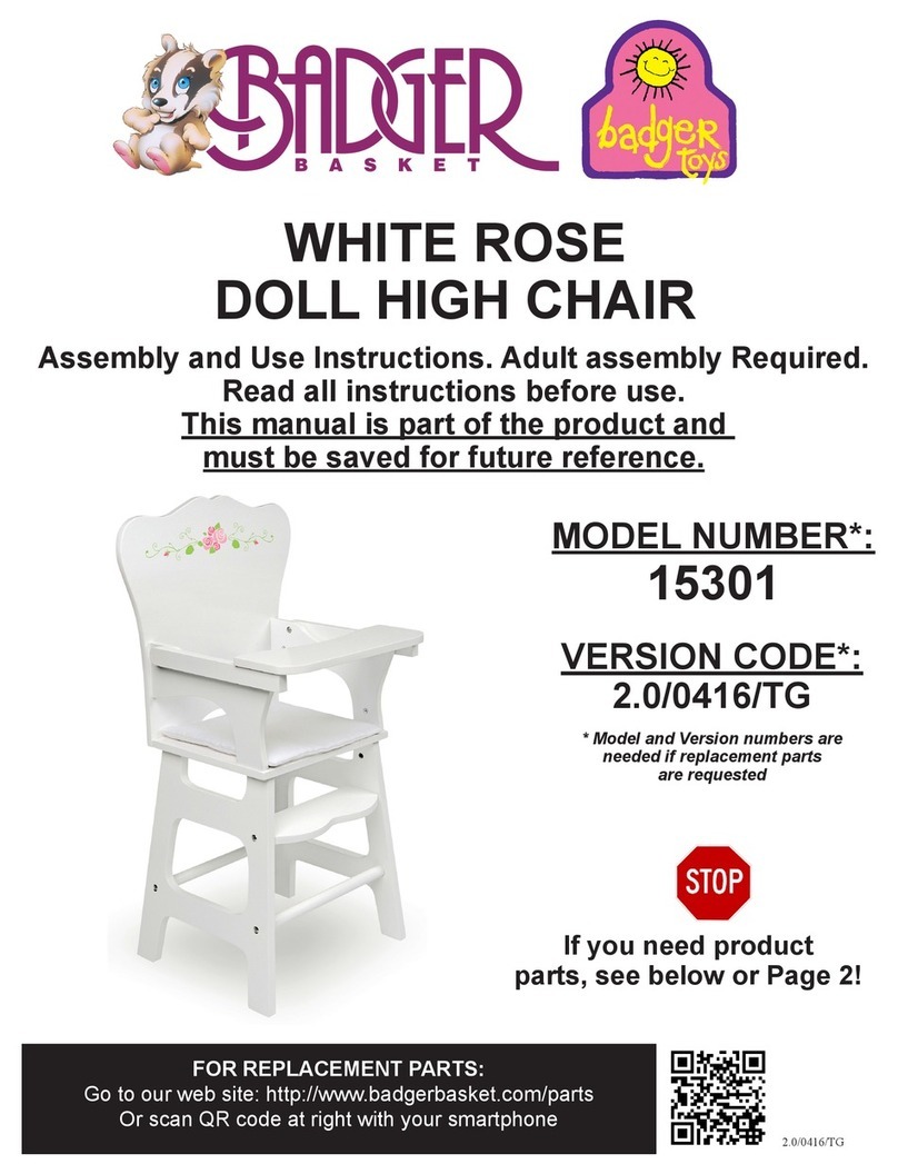 badger toys Badger Basket 15301 Assembly and use instructions