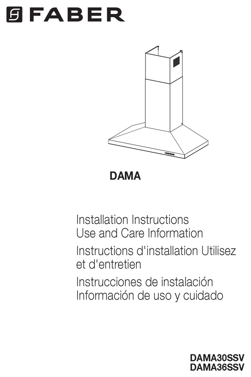 Faber DAMA30SSV Owner's manual