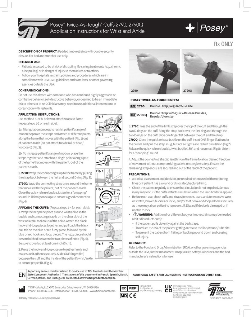 Posey Twice-As-Tough 2790Q Application Instructions