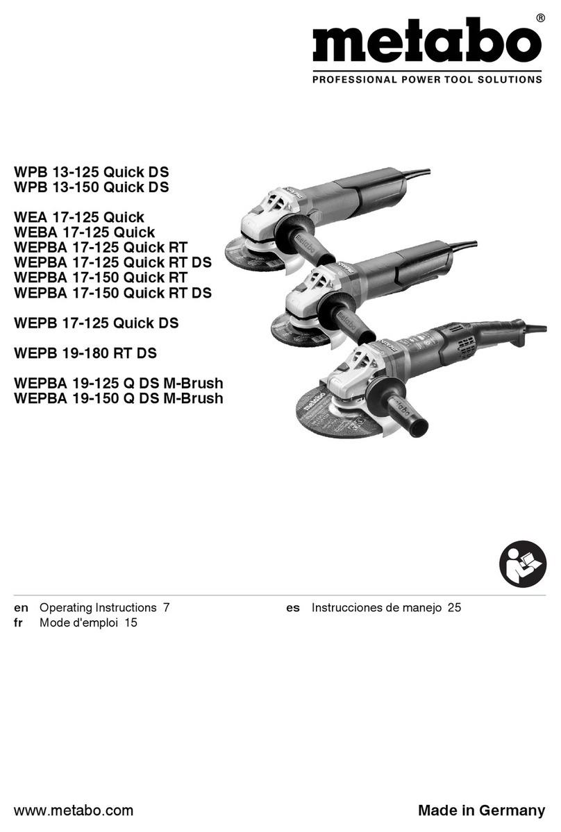 Metabo WPB 13-125 Quick User manual