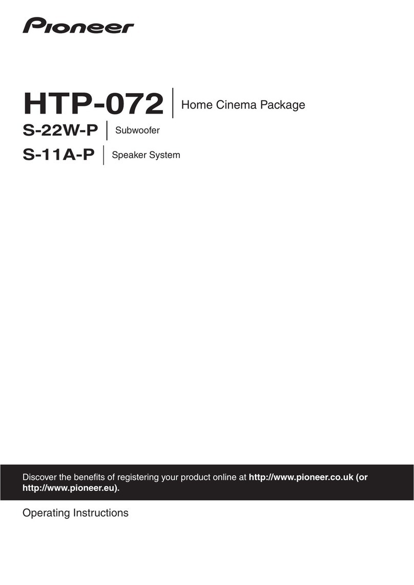 Pioneer S-11A-P User manual
