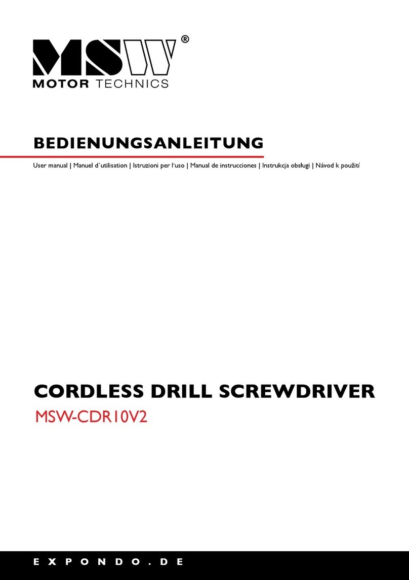 MSW Motor Technics MSW-CDR10V2 User manual