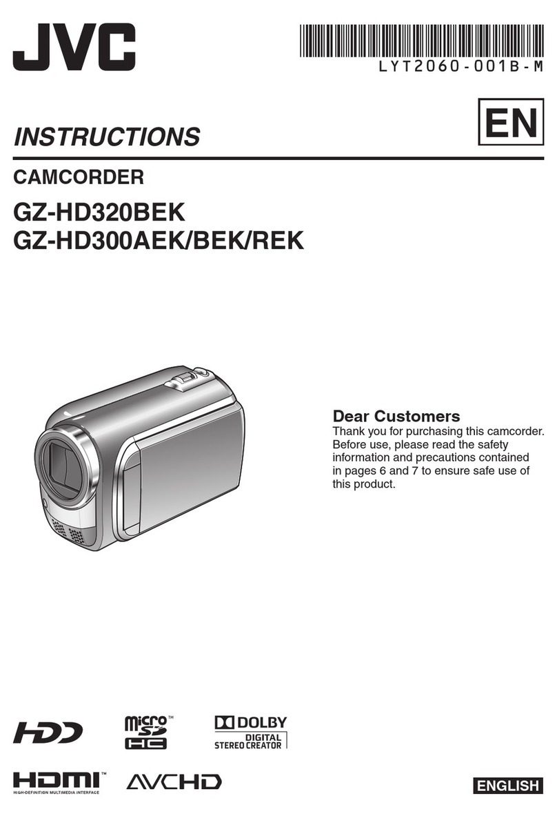 JVC GZ-HD300BEK instructions