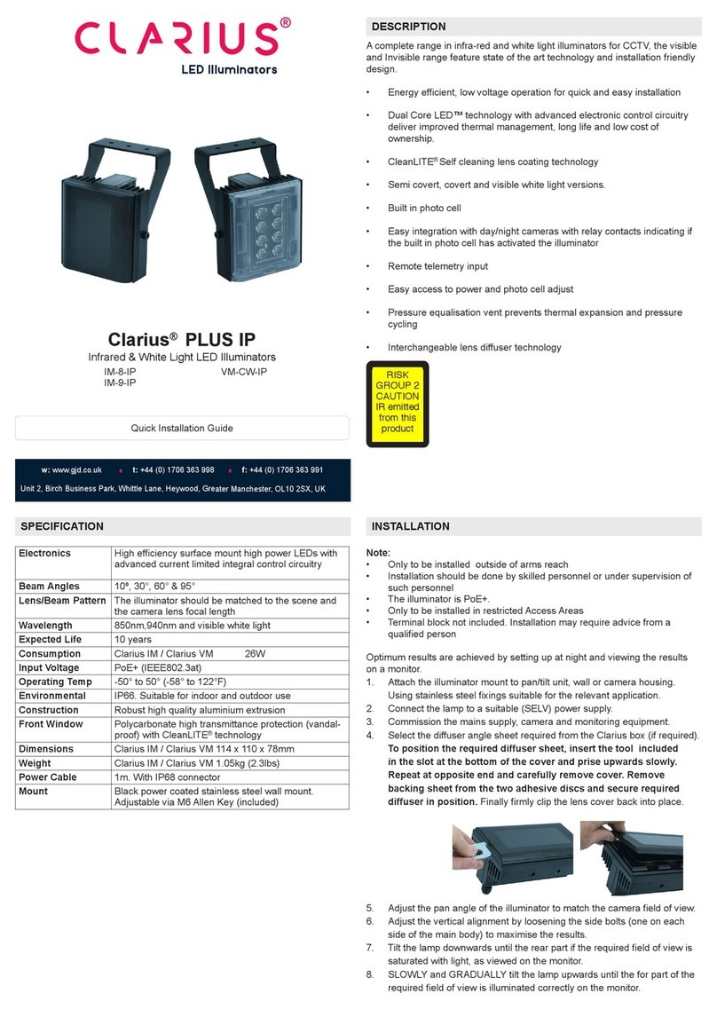 CLARIUS PLUS IP Quick installation guide