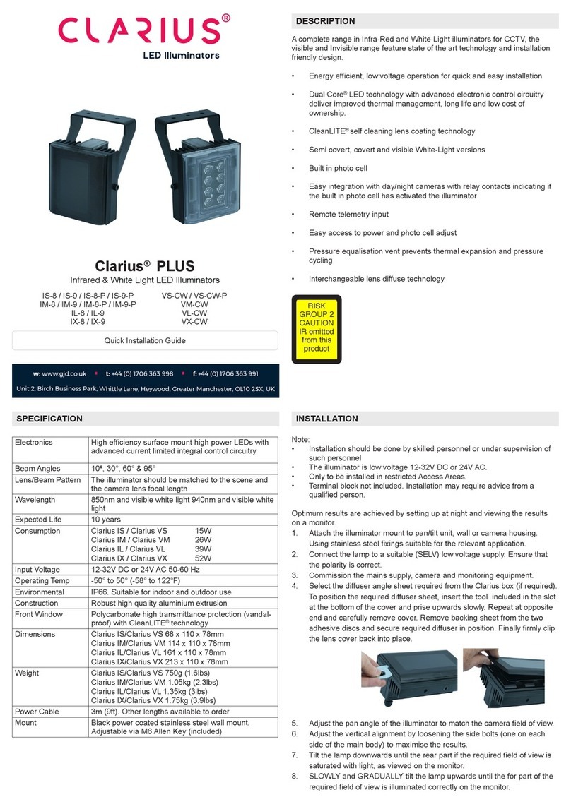 CLARIUS PLUS Quick installation guide