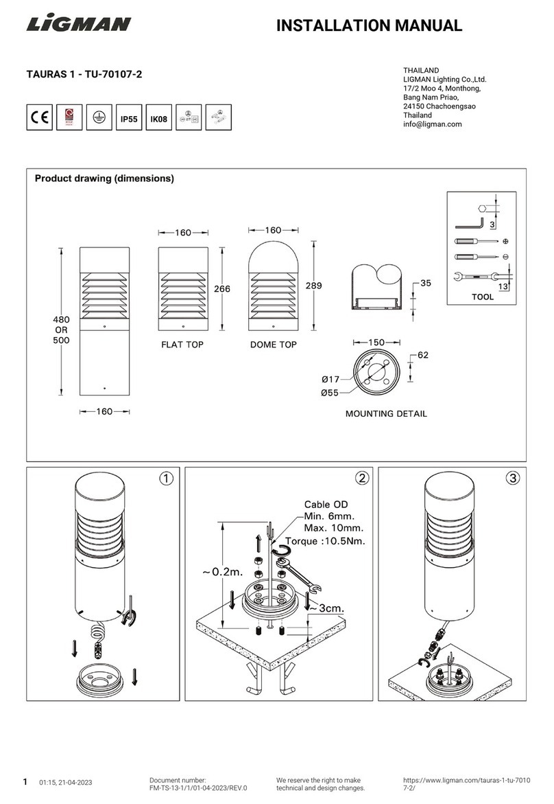 LIGMAN TU-70107-2 installation manual