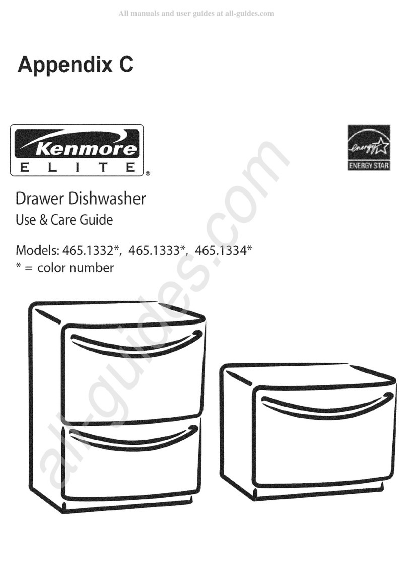 Kenmore 465.1332 Series Use & care guide