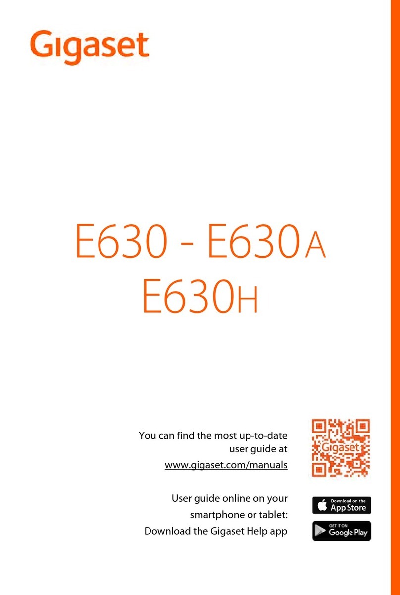 Gigaset E630 A manual