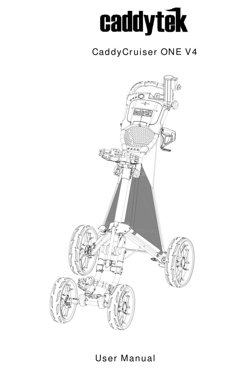 Caddytek CaddyCruiser ONE V4 User manual