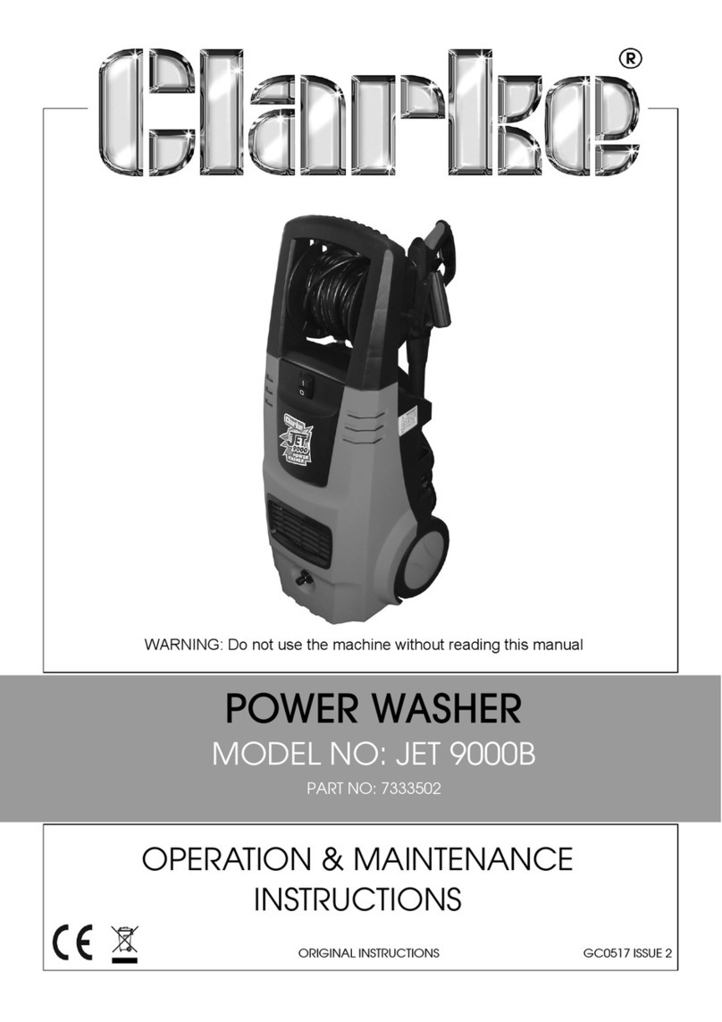 Clarke JET 9000B Instruction Manual Clarke JET 9000B Instruction Manual