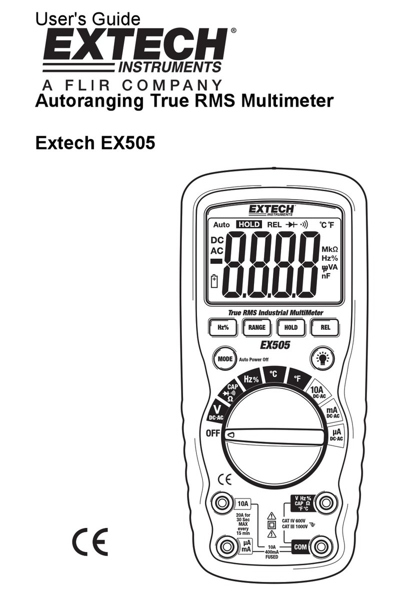 FLIR Extech EX505 user guide