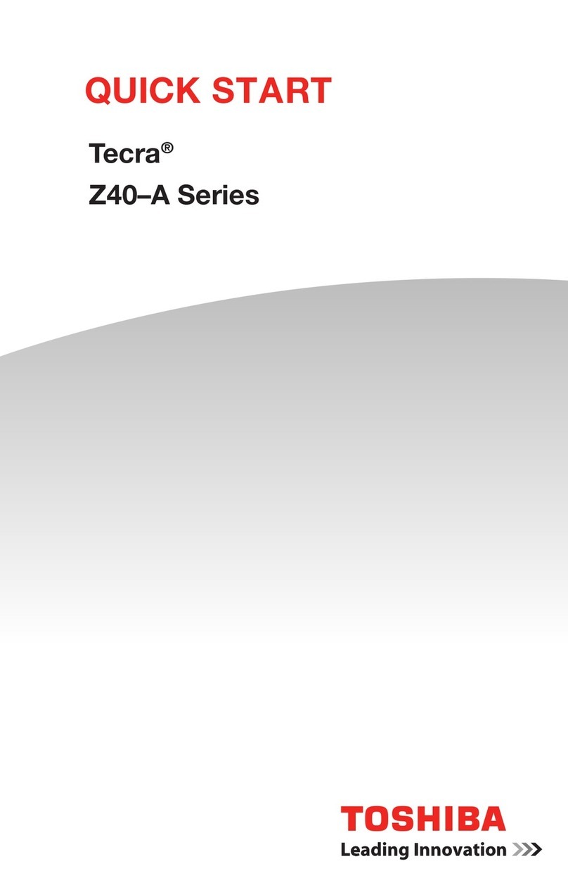 Toshiba Tecra Z40 A Series User manual