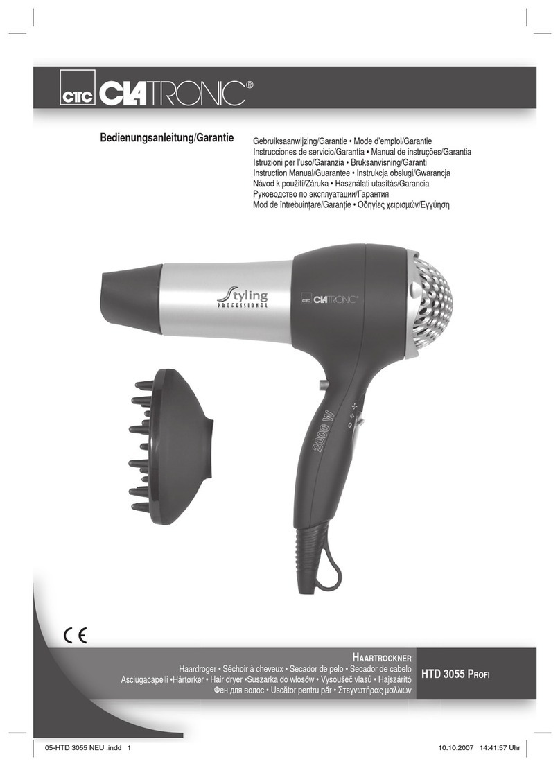 Clatronic HTD 3055 PROFI User manual