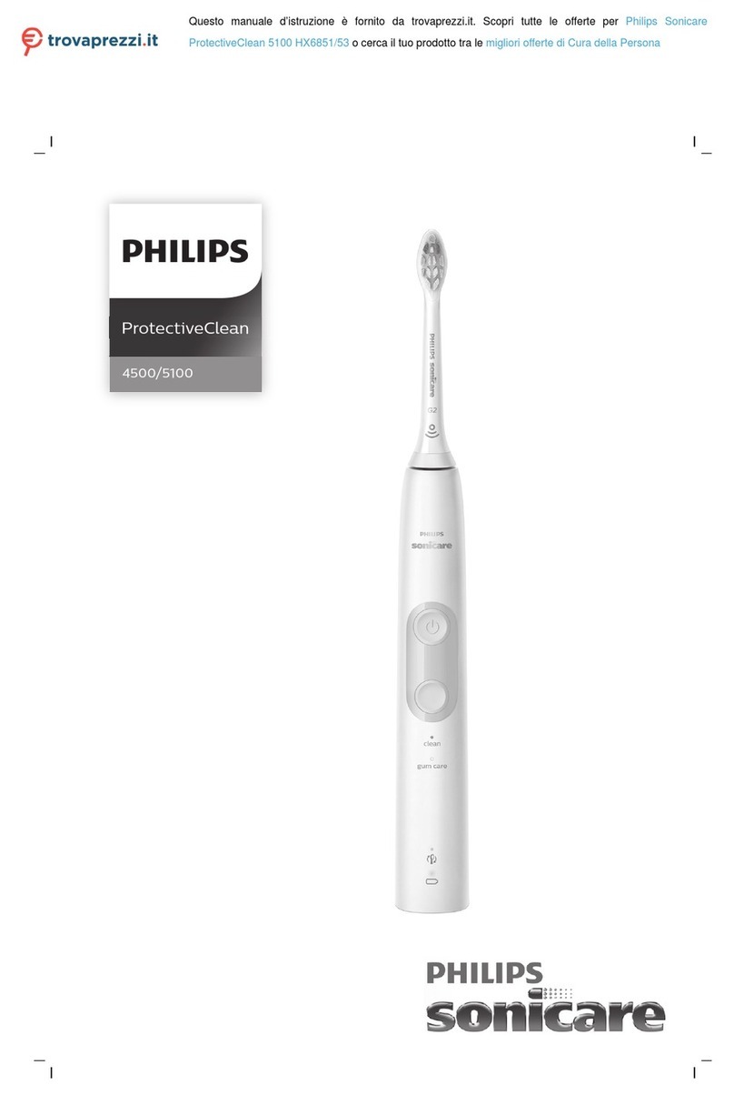 Philips sonicare ProtectiveClean 4500/5100 User manual