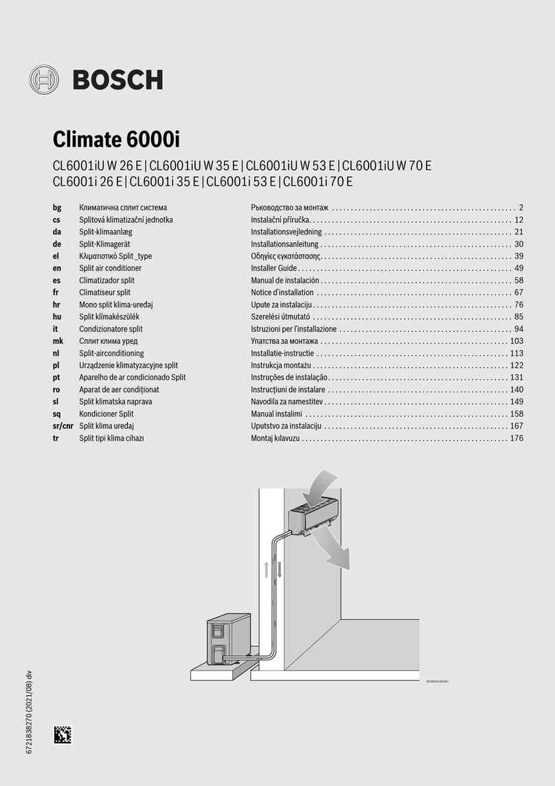 Bosch CL6001iU W 26 E Assembly instructions Bosch CL6001iU W 26 E Assembly instructions