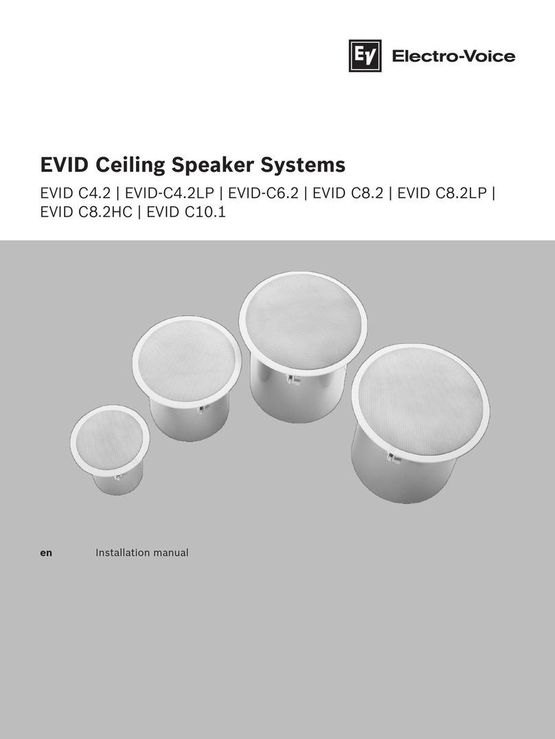 Electro-Voice EVID-C4.2LP User manual
