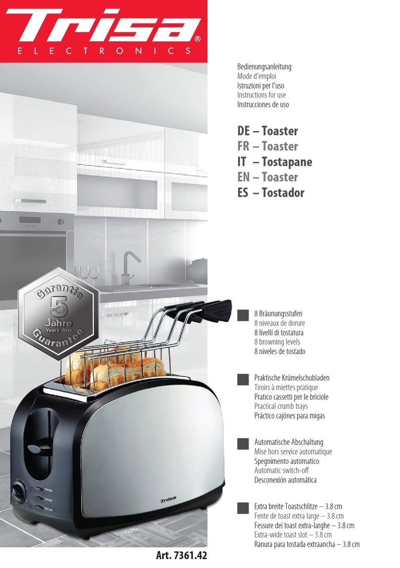 Trisa electronics 7361.42 Instructions for use