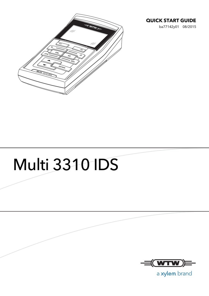 Xylem wtw Multi 3310 IDS quick start guide
